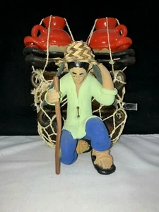 Discover Handcrafted Guatemalan Folk Art Figurine Traditional Way of Life - Picture 1 of 4