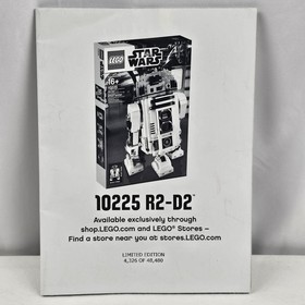 LEGO Star Wars 2012 Limited Edition Poster Only R2-D2 10225 #4326 Of 48480