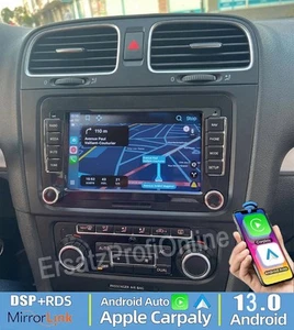 Für VW Golf 2010-2014 Android 13 Autoradio 13.0 CarPlay 2+32GB WIFI SWC GPS RDS - Bild 1 von 24