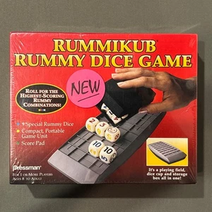 New/Sealed Vintage 1995 RUMMIKUB Rummy Dice Game by Pressman - Picture 1 of 6