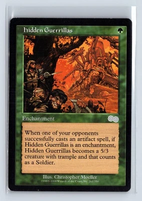 (2x) HIDDEN GUERRILLAS – MTG Magic the Gathering Card – Urza's Saga – Uncommon - Image 1 of 4