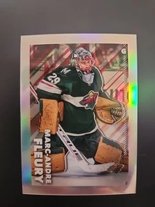 Pegatina cromada Topps 2022-23 NHL #255 refractor Marc-Andre Fleury/99 Minnesota - Imagen 1 de 4