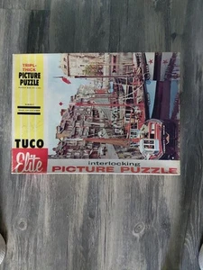 Vintage Tuco Elite Bilderpuzzle Frankreich Honfleur Hafen - Bild 1 von 4