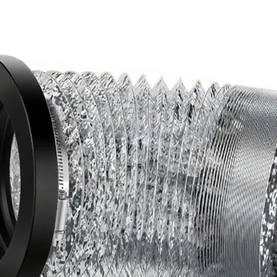 Magnetic Dryer Vent Coupling Kit Foil Hose Clamp Airtight Dryer Vent Connector - Imagen 1 de 4