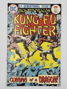 RICHARD DRAGON KUNG-FU FIGHTER #1 Bronze Age DC Nice - Picture 1 of 2