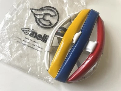 *NOS Vintage 1980s CINELLI hairnet/ Danish helmet track/pista (White)* - Image 1 of 4
