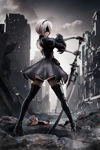 B-STYLE NIER AUTOMATA VER1.1A 2B (YORHA NO.2 TYPE B) 1/4 FIGUR FREEING OFFICIAL - Bild 1 von 12