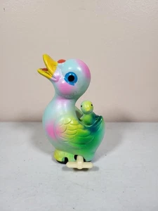 Vintage Zelluloid Aufzieh Ente Spielzeug, Saito Japan, Kunststoff Watschelnte - Bild 1 von 6
