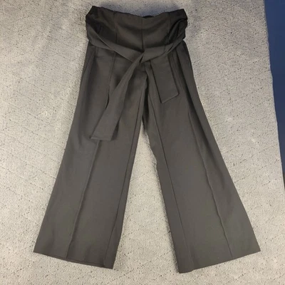 Nicole Miller Pants Womens Large Black Wide Leg Pull On Loose Flowy Relaxed - Image 1 of 4