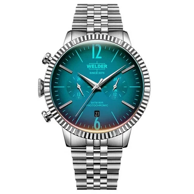 Reloj pulsera deportivo para hombre Welder Royal WWRC477 fotocromático de acero inoxidable Foto 1 de 3