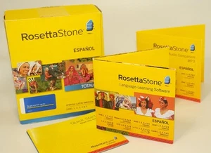 Rosetta Stone 2012 Language Learning Software- Español Spanish CD ONLY - 1,2,3,4 - Picture 1 of 1