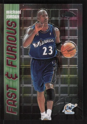 2001-02 Topps Chrome #FF05 Michael Jordan Fast Furious Card TCCCX - Image 1 of 2