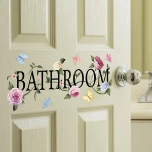 Letter Graphic Wall Sticker PVC Waterproof Self Adhesive Wall Art Decor - Picture 1 of 6