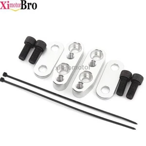 Adjustable Handlebar Risers Adapter Chrome For Honda Goldwing GL1800 2001-2017 - Picture 1 of 12