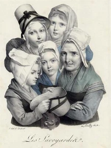 BOILLY, LOUIS - Les Savoyardeer - Lithographie - 1824 - Picture 1 of 2