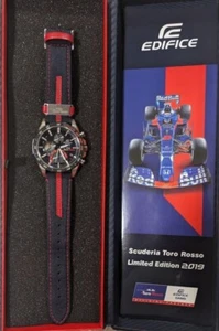 CASIO EDIFICE EQB-1000TR-2AJR Scuderia Toro Rosso Limited men Watch in Box Japan - Picture 1 of 15