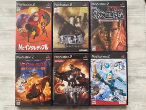 SONY PS2 Mr .Incredible & Shin & Neo Contra & Altered Beast & Robots from Japan - Picture 1 of 14