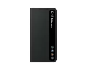 CUSTODIA FLIP COVER TRASPARENTE ORIGINALE SAMSUNG GALAXY S21 FE / S21 FE 5G GRIGIO/NERO - Foto 1 di 3