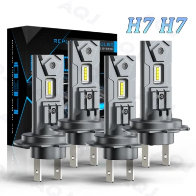 Para Mercedes-Benz SLK300 SLK350 2006-2011 4x H7 Kit Faros LED Blanco Foto 1 de 4