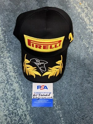 Jenson Button Signed Pirelli Podium Hat 2009 Formula 1 Champion PSA/DNA - Image 1 of 2
