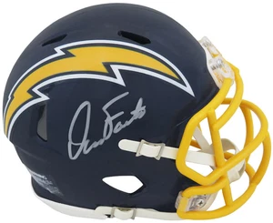 Dan Fouts Signed Chargers Navy Throwback Riddell Speed Mini Helmet - (SS COA) - Picture 1 of 1