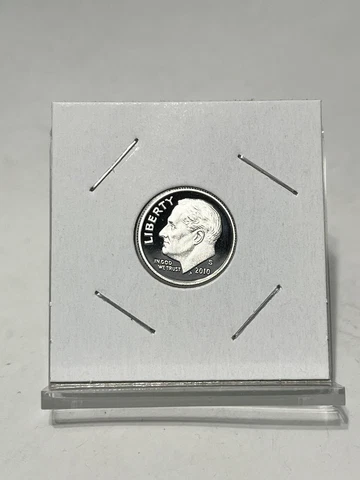 2010 S 90% Silver Roosevelt Dime Deep Cameo Gem Proof Cover