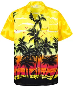 Camisa Hawaiana Funky Playa Amarilla  - Imagen 1 de 5