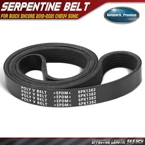 54.5 Inch Serpentine Belt for Buick Encore 2013-2021 Chevy Sonic 2013-2020 Trax - Picture 1 of 9
