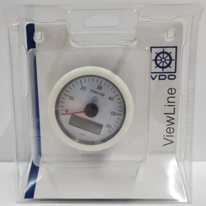 VDO Marine 3-3/8" (85MM) ViewLine Tachometer 0 to 60 A2C59512399 - Picture 1 of 3
