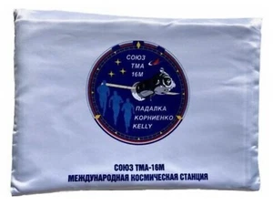 CARRY BAG FOR CEREMONIAL FLAG SOYUZ TMA-16M ISS EXPEDITION 43 Kelly Korniyenko - Picture 1 of 2