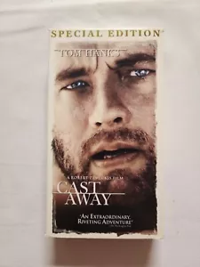 CAST AWAY Tom Hanks Special Edition VHS Tape, COMPLETE/TESTED SEE PHOTOS (VHS34) - Picture 1 of 4