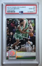 2016-17 Panini Excalibur Jaylen Brown Rookie RC VISCOUNT SP PSA 10  POP 3