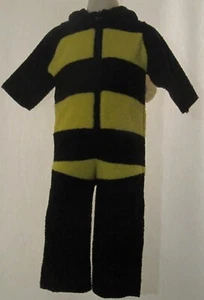 Fuzzies Yellow and Black Bumble Honey Bee Costume Hood Wings Size 12-18 Months - Picture 1 of 8