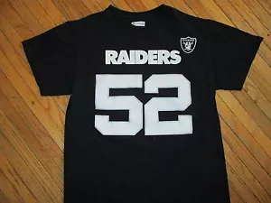 OAKLAND RAIDERS MACK JERSEY T SHIRT Khalil 52 Reebok NFL Licensed Football MED - Bild 1 von 2