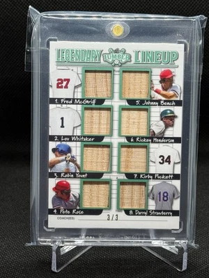 2022 Leaf Lumber - In The Game Used Legendary Lumber Line Up Emerald 3/3 - Image 1 of 2