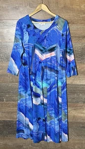 Sahara Aquarell Kleid A-Linie sehr guter Zustand - Größe 2 / UK 12-14 - Bild 1 von 7