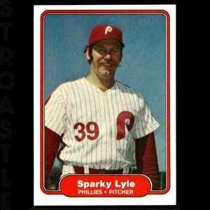 Carta Baseball 1982 Fleer - Sparky Lyle #247 Philadelphia Phillies ⚾ - Foto 1 di 3