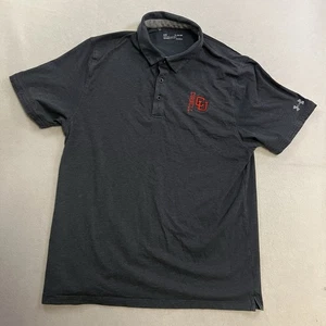 Under Armour Cornell University Polo Shirt Men’s Size XL Gray Loose Short Sleeve - Picture 1 of 7