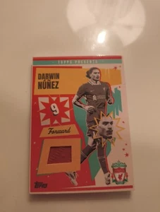 Topps Liverpool Team Set 24-25 Darwin Nunez Jersey Relic Memorabilia Card - Picture 1 of 2