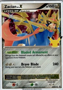 Zacian LV. X - SWSH: Sword & Shield Promo Cards SWSH135 Holo NM - Picture 1 of 2