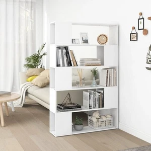 vidaXL Libreria/Divisorio Bianco 100x24x155 cm in Legno Multistrato - Foto 1 di 8