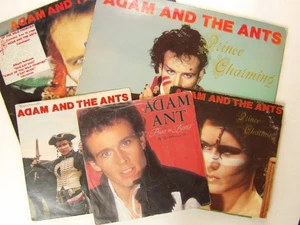 Adam & the Ants: 2 LPs + 3 7"s Kings / Prince Charming - Picture 1 of 21