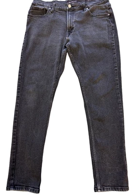 Michael Kors Parker Slim Fit Jeans For Men 33" x 30" Black Denim - Image 1 of 4