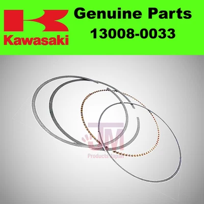 NEW GENUINE 2008-2011 KAWASAKI PISTON RING SET KLR650 KLR 650 13008-0033 - Image 1 of 3
