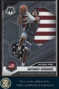 Anthony Edwards 2020-21 Panini Mosaico Orgoglio Nazionale RC #252 Timberwolves - Foto 1 di 2
