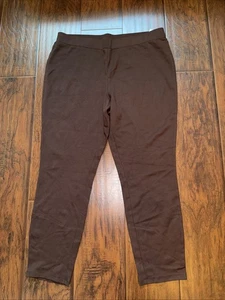 Lisa Rinna Col Größe MP braune Viskose Nylon Spandex Überziehhose - Bild 1 von 4