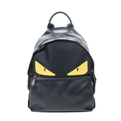 Fendi Black/Yellow Monster Eyes Backpack Backpack - Image 1 of 4
