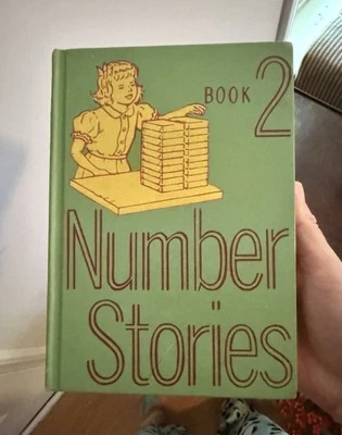 Book 2 Number Stories 1947 Math And Reading Textbook-Illustrated Foto 1 de 4