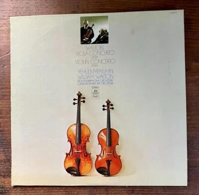 Yehudi Menuhin William Walton Viola Violin Concerto Angel S 36719 Stereo NM - Image 1 of 3
