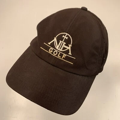 NH Golf Black Ball Cap Adjustable Baseball Hat - Image 1 of 4